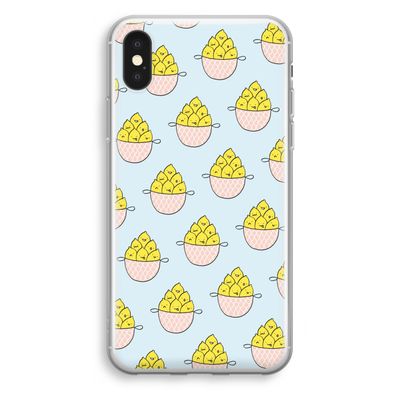 Citroenen: iPhone X Transparant Hoesje
