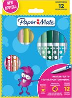 Paper Mate uitwasbare viltstift, blister van 12 stuks - thumbnail