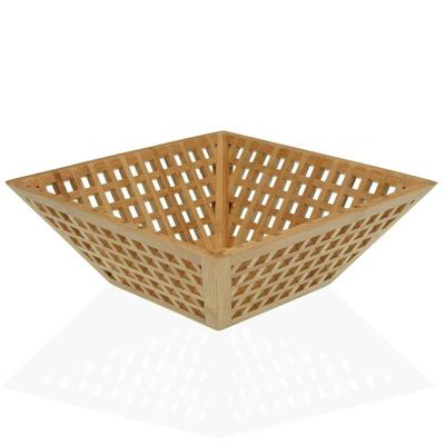 Fruitschaal Versa Bamboe (28 x 9,8 x 28 cm)
