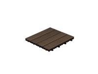 HOME DELUXE Terrastegels (1m², Donkerbruin)