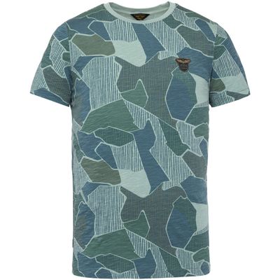 Short sleeve r-neck slub jersey ga blue surf