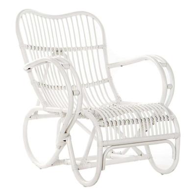Schommelstoel DKD Home Decor Wit 75 x 85 x 85 cm