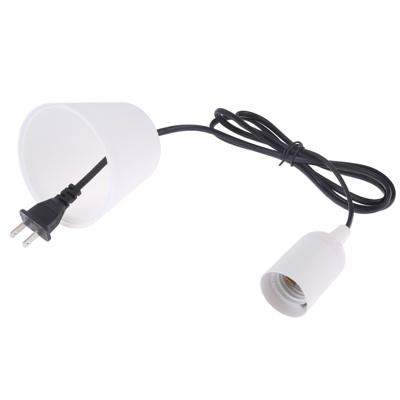 E27 Wire Cap lamp houder kroonluchter stopcontact met lampenkap & 1.5 m verlengkabel US plug