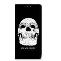 Mobiel BookCase Xiaomi Redmi Note 13 Pro Plus Skull Eyes