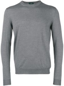 Zanone round neck jumper - Gris