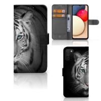Samsung Galaxy A03s | Telefoonhoesje | Met pasjeshouder | Tijger