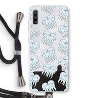Octopussen: Samsung Galaxy A70 Transparant Hoesje met koord