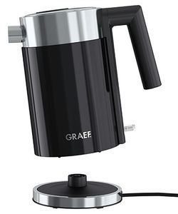 Graef WK402EU Waterkoker Aantal/Volume: 1 l RVS, Zwart