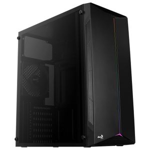 Aerocool Split Midi-Toren Zwart Acryl