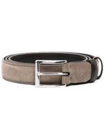 Hogan buckle-fastening suede belt - Marron