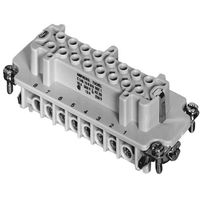 Amphenol C146 10B016 002 1-1 Businzetstuk Heavy mate C146 Totaal aantal polen 16 + PE 1 stuk(s) - thumbnail