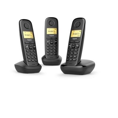 Gigaset A270 Trio Huistelefoon Zwart