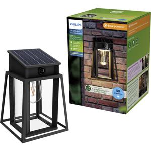 Philips LED Lysin 929004632801 Wandlamp op zonne-energie met bewegingsmelder LED 3.2 W Zwart