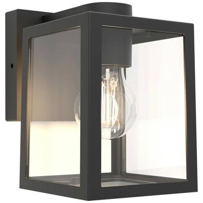 Lutec SHIVA 5206501012 Buitenlamp (wand) E27 Zwart