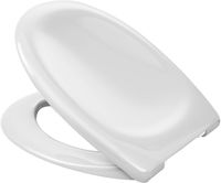 Saqu toiletbril met softclose en quickrelease 36,5x43,3cm wit Saqu toiletbril met softclose en quickrelease 36,5x43,3cm wit