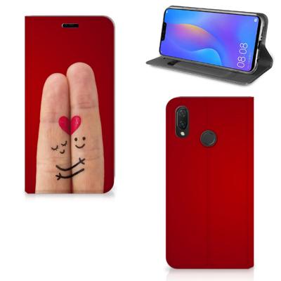 Huawei P Smart Plus Hippe | Standcase | Liefde - Origineel Romantisch Cadeau