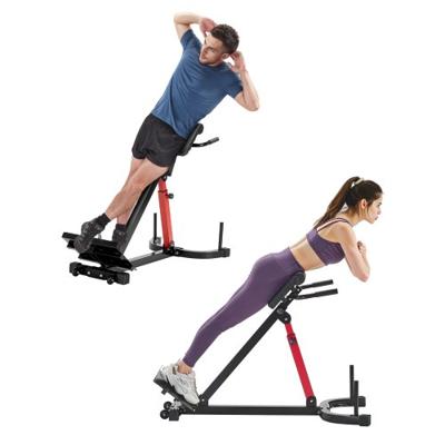 VEVOR Hyperextension Rugtrainer Rugstretcher Romeinse stoel Oprolbaar