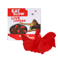 Eat Slow Live Longer Gobble Stopper Rood M