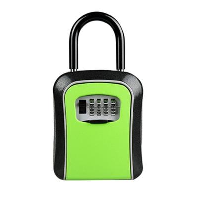 Auto wachtwoord lock opbergdoos veiligheid Box Hook installatie-Gratis veiligheid box (groen)