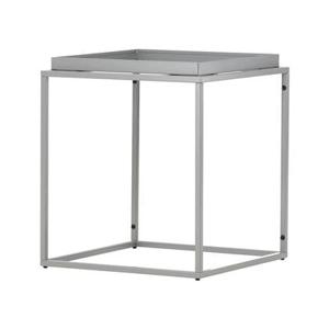 Nest living Ferre metalen bijzettafel donkergrijs - 45 x 45 cm