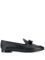 Ferragamo mocassins à nœud Vara - Noir