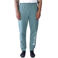 Carhartt Relaxed Fit Midweight Tapered Graphic Sea Pine Heather Sweatpants Heren - thumbnail