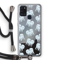 Octopussen: Samsung Galaxy A21s Transparant Hoesje met koord