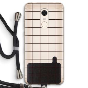 Rooster: Xiaomi Redmi 5 Transparant Hoesje met koord