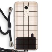 Rooster: Xiaomi Redmi 5 Transparant Hoesje met koord
