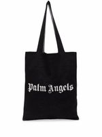Palm Angels sac cabas à logo imprimé - Noir