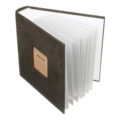 N55078 7 inch 50 pagina's voor 200 PCS Foto's fluweel gezicht album invoegen type album opslag boek (groen)