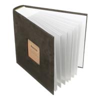 N55078 7 inch 50 pagina's voor 200 PCS Foto's fluweel gezicht album invoegen type album opslag boek (groen)