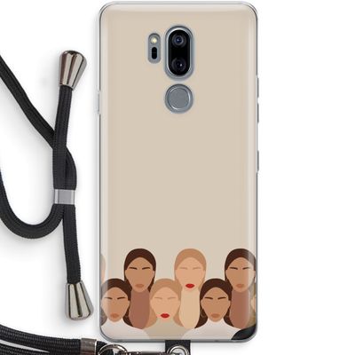 Girls girls girls: LG G7 Thinq Transparant Hoesje met koord