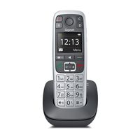 Gigaset E560 Analoge-/DECT-telefoon Zwart, Zilver - thumbnail