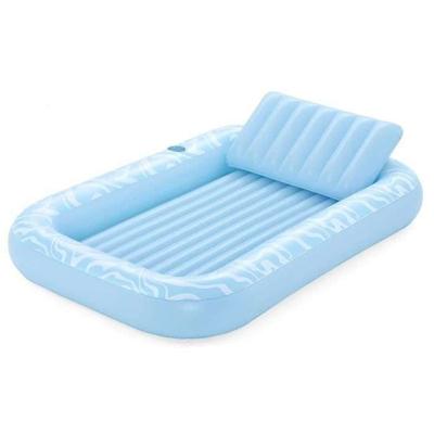 Opblaasbare zwemband - Bestway - Sun-Kissed ligbed en zwemband - 203 x 137 x 25,5 cm - inclusief kussen