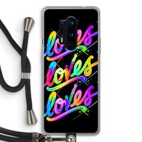 Loves: OnePlus 8 Pro Transparant Hoesje met koord