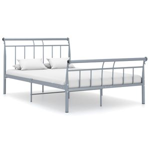 Bedframe metaal grijs 120x200 cm