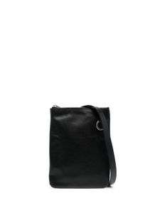 Jil Sander sacoche en cuir - Noir