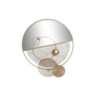 Wandspiegel DKD Home Decor Wit Gouden Modern 65 x 7,6 x 76 cm