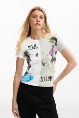 Mickey en Minnie Mouse™ kiss T-shirt - WHITE - XS