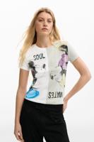 Mickey en Minnie Mouse™ kiss T-shirt - WHITE - XS