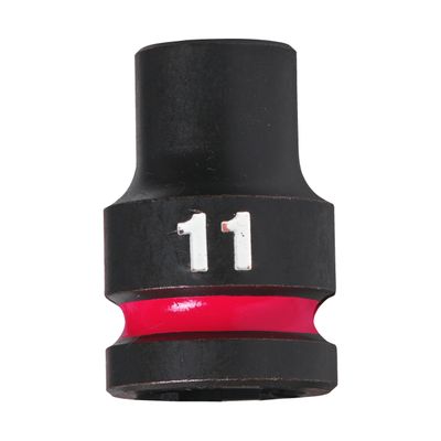Milwaukee Accessoires SHOCKWAVE Krachtdop 1/2" kort 11 mm | 1 stuk - 4932480305