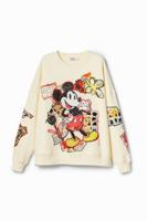 Oversized sweatshirt Mickey Mouse - WHITE - S