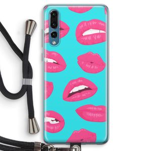 Bite my lip: Huawei P20 Pro Transparant Hoesje met koord