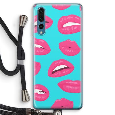 Bite my lip: Huawei P20 Pro Transparant Hoesje met koord