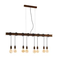 Eglo Eetkamer hanglamp Townshend 4 roestbruin 43524