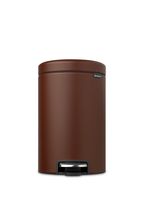 Brabantia pedaalemmer newlcon 12 liter mineral cosy brown