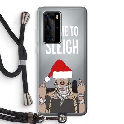 Came To Sleigh: Huawei P40 Pro Transparant Hoesje met koord