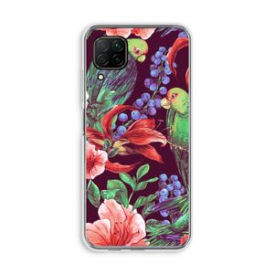 Papegaaien: Huawei P40 Lite Transparant Hoesje