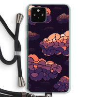Patroon Wolken: Pixel 5a 5G Transparant Hoesje met koord